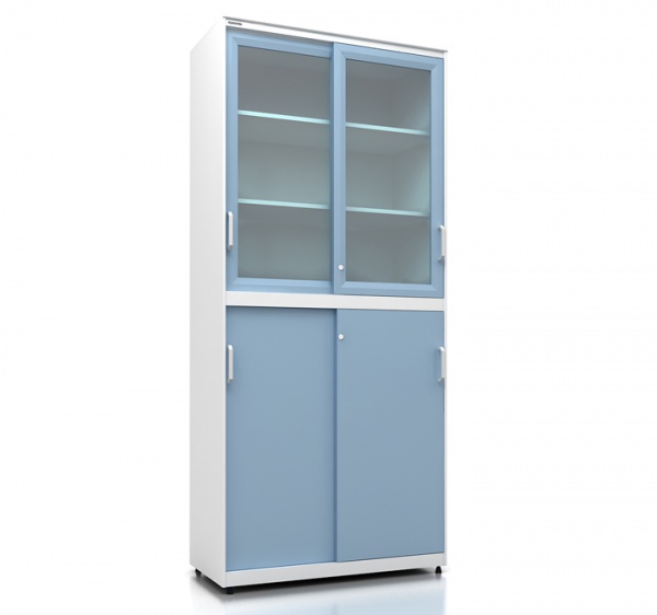 上(shàng)玻璃移門(mén)下(xià)鐵(tiě)移門(mén)櫃