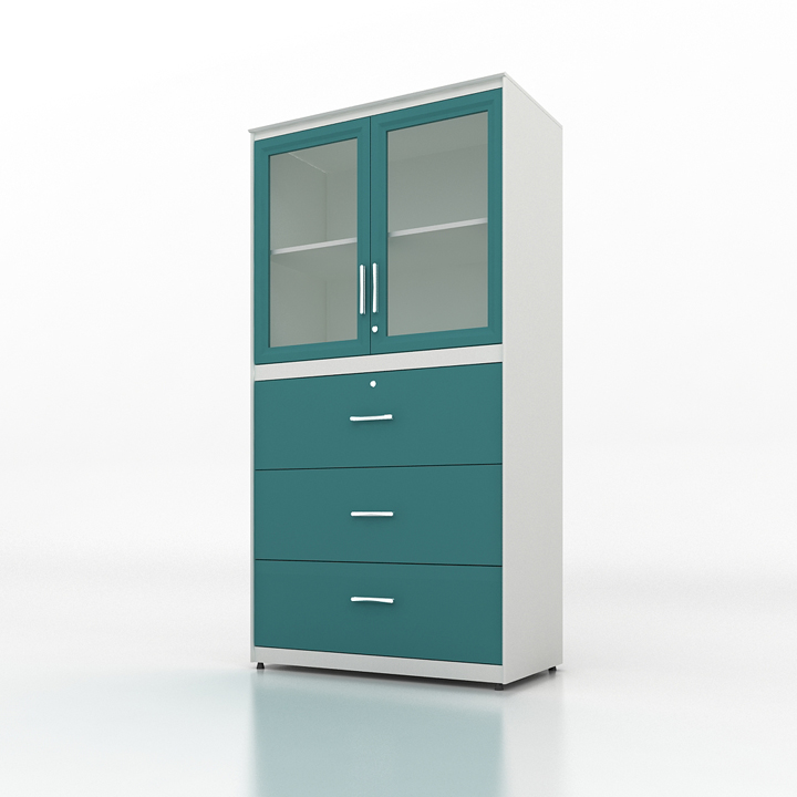 上(shàng)玻璃掩門(mén)下(xià)三鬥卡箱